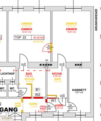 3-Zimmer-Wohnung kaufen in Wien – 65,56 m², € 258.900 – Bild 13 von 14
