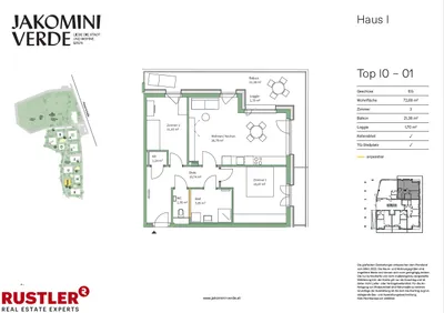 3-Zimmer-Wohnung kaufen in Graz – 72,68 m², € 341.000 – Bild 10 von 10