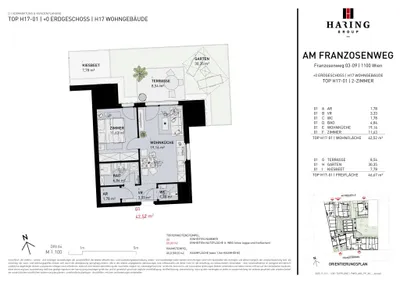 2-Zimmer-Wohnung kaufen in Wien – 42,28 m², € 318.500 – Bild 10 von 10