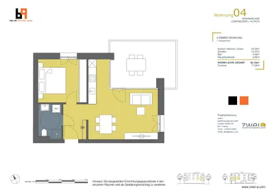 2-Zimmer-Wohnung kaufen in Feldkirch – 46,19 m², € 342.000 – Bild 7 von 8