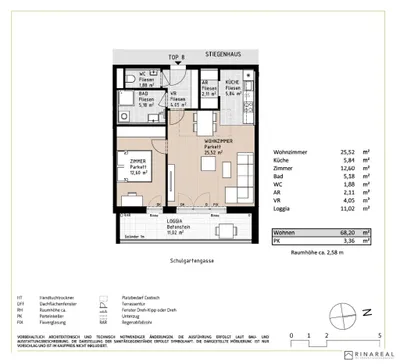 2-Zimmer-Wohnung mieten in Wiener Neustadt – 57,18 m², € 1.039 – Bild 18 von 18