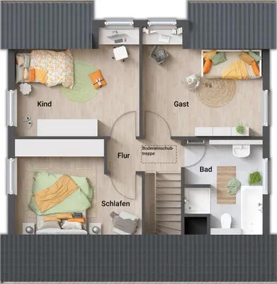4-Zimmer-Haus kaufen in Deutschlandsberg – 114 m², € 392.900 – Bild 7 von 7
