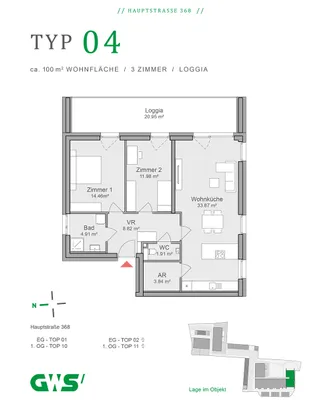 3-Zimmer-Wohnung mieten in Hartberg-Fürstenfeld – 79,64 m², € 986 – Bild 12 von 12