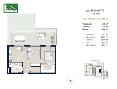 Immobilie kaufen in Wien – 44,9 m², € 294.001 – Bild 22 von 22