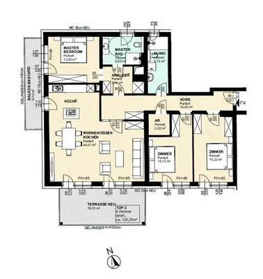 4-Zimmer-Wohnung kaufen in Klagenfurt Land – 123,25 m², € 587.265 – Bild 15 von 17