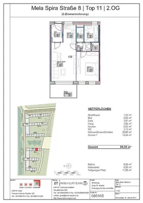 2-Zimmer-Wohnung mieten in Graz – 55,38 m², € 833 – Bild 10 von 10