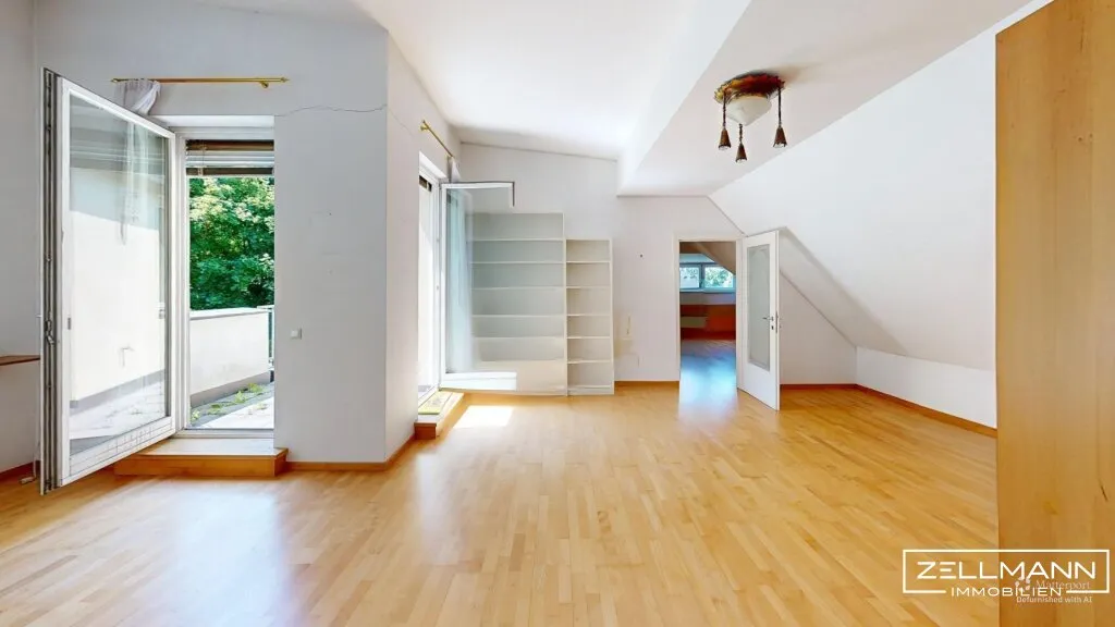 Charmante Dachgeschoßwohnung mit Sonnenterrasse und historischem Flair | ZELLMANN IMMOBILIEN – pohled 3