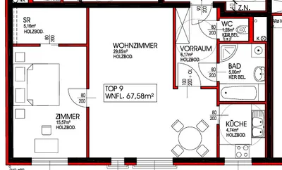 2-Zimmer-Wohnung mieten in Wien – 67,57 m², € 1.499 – Bild 12 von 13