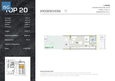 1-Zimmer-Wohnung kaufen in Ried im Innkreis – 50,23 m², € 227.770 – Bild 5 von 5