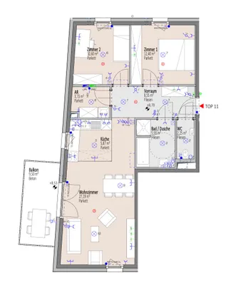 3-Zimmer-Wohnung kaufen in Wiener Neustadt – 76,52 m², € 322.800 – Bild 17 von 17