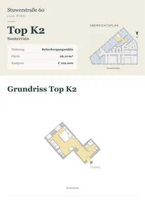 1-Zimmer-Wohnung kaufen in Wien – 26,5 m², € 102.000 – Bild 3 von 4