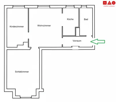 3-Zimmer-Wohnung mieten in Leoben – 62,39 m², € 484 – Bild 8 von 8