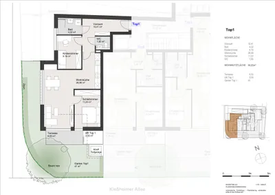 3-Zimmer-Wohnung kaufen in Salzburg Stadt – 66,85 m², € 479.000 – Bild 5 von 5