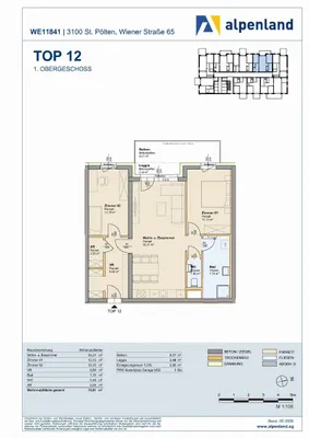 3-Zimmer-Wohnung mieten in Sankt Pölten – 75,81 m², € 929 – Bild 6 von 6