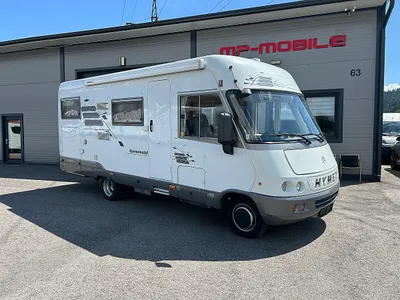 Teilintegriertes Wohnmobil Hymer Mercedes 2,9 Liter