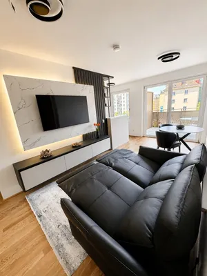 Vollmöblierter Premium-Erstbezug im Village im Dritten - 2 Zimmer mit Fitness, Co-Working Bereich & Rooftop-Terrasse / Fully Furnished Premium First Occupancy in "Village im Dritten" - 2 Rooms with Fitness, Co-Working Area & Rooftop Terrace