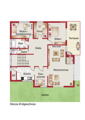 4-Zimmer-Haus kaufen in Feldkirch – 134,15 m², € 798.000 – Bild 39 von 43
