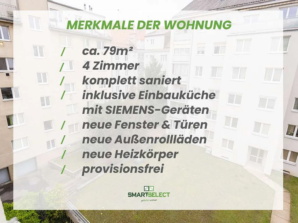 Urbaner Wohntraum mit maximaler Flexibilität: Kernsanierter Erstbezug in 1150 Wien! PROVISIONSFREI! - Ansicht 2