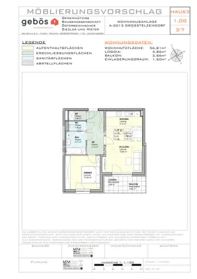 2-Zimmer-Wohnung mieten in Hollabrunn – 56,81 m², € 590 – Bild 7 von 7