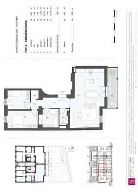3-Zimmer-Wohnung mieten in Wien – 84,77 m², € 2.126 – Bild 14 von 14