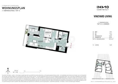 2-Zimmer-Wohnung kaufen in Wien – 39,74 m², € 285.500 – Bild 10 von 10