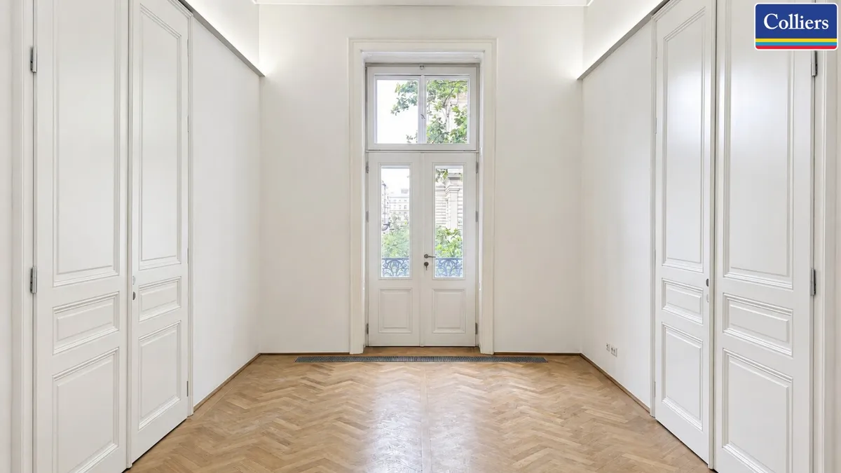 Gekühltes Office mit Balkon und Aussicht auf die Universität - Ansicht 3