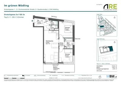 3-Zimmer-Wohnung kaufen in Mödling – 72,5 m², € 478.000 – Bild 10 von 10