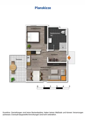 2-Zimmer-Wohnung mieten in Wels-Land – 51 m², € 821 – Bild 13 von 14