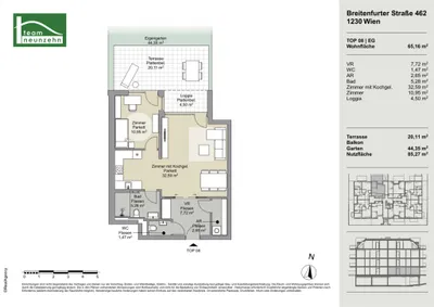 2-Zimmer-Wohnung kaufen in Wien – 60,66 m², € 469.935 – Bild 19 von 19