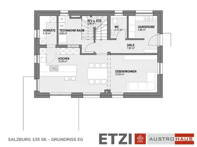 5-Zimmer-Haus kaufen in Steyr-Land – 126 m², € 410.480 – Bild 2 von 24