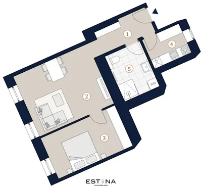 2-Zimmer-Wohnung kaufen in Wien – 52,1 m², € 445.000 – Bild 7 von 7