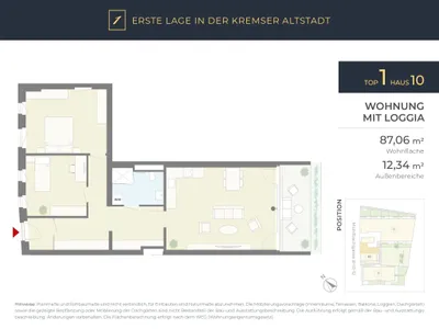 3-Zimmer-Wohnung kaufen in Krems an der Donau – 87,06 m², € 478.600 – Bild 8 von 17