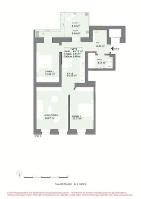 3-Zimmer-Wohnung kaufen in Wien – 70 m², € 525.000 – Bild 4 von 6