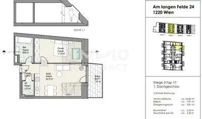 2-Zimmer-Wohnung kaufen in Wien – 54,86 m², € 420.490 – Bild 6 von 7
