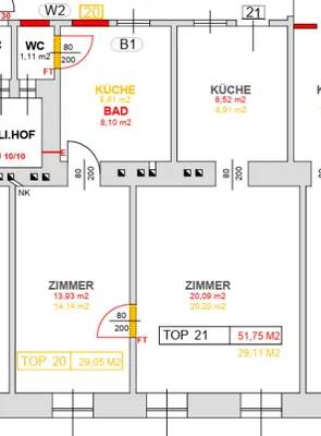 2-Zimmer-Wohnung kaufen in Wien – 52,92 m², € 199.000 – Bild 19 von 19