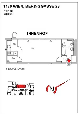 1-Zimmer-Wohnung kaufen in Wien – 48,83 m², € 279.000 – Bild 16 von 17