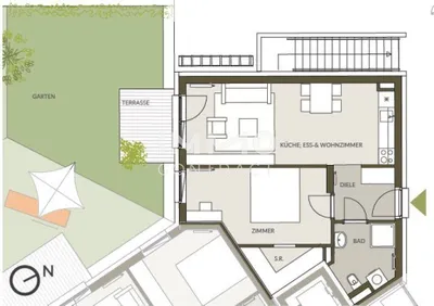 2-Zimmer-Wohnung mieten in Graz – 48,63 m², € 673 – Bild 11 von 11