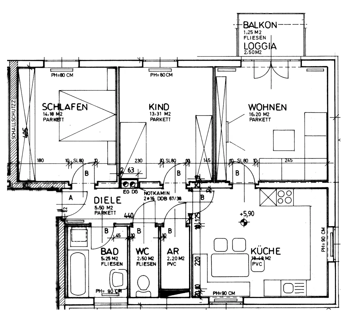 Wohnung – Thalheim bei Wels - Ansicht 2