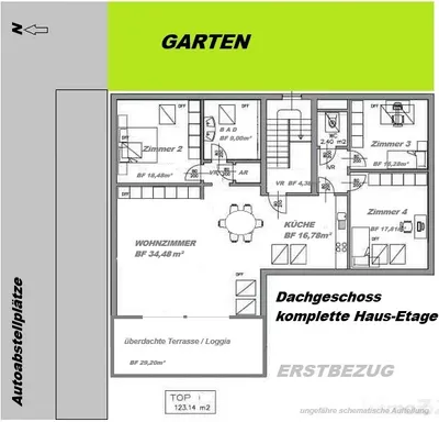 4-Zimmer-Wohnung kaufen in Graz-Umgebung – 100 m², € 360.000 – Bild 2 von 4