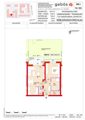 2-Zimmer-Wohnung mieten in Sankt Pölten Land – 54,67 m², € 604 – Bild 7 von 7