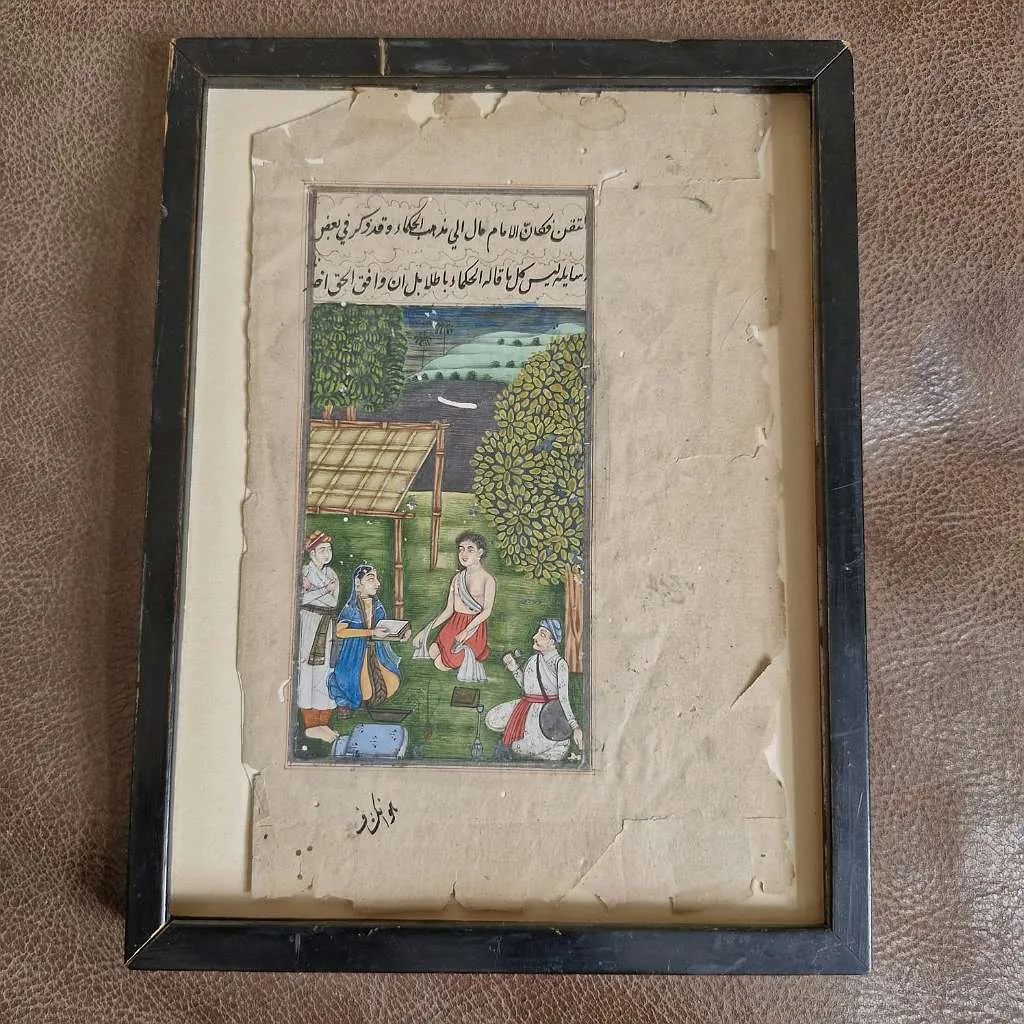 Indische Miniatur, 19. Jahrhundert, Gouache