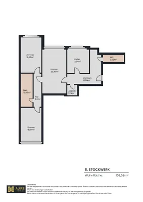 3-Zimmer-Wohnung mieten in Wien – 103,58 m², € 1.750 – Bild 36 von 36