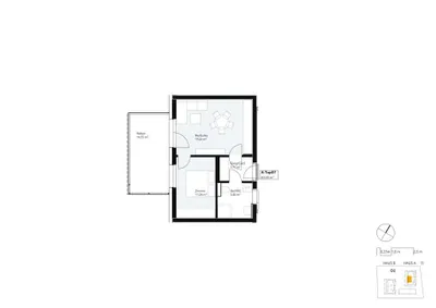 2-Zimmer-Wohnung kaufen in Graz – 40 m², € 248.871 – Bild 7 von 7