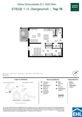 Immobilie kaufen in Wien – 54,41 m², € 531.000 – Bild 31 von 31
