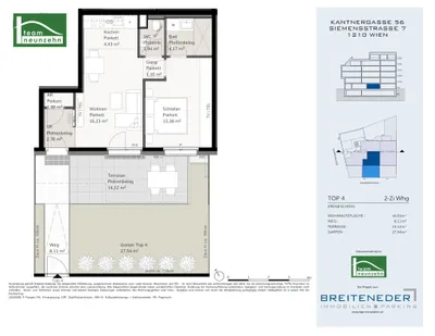2-Zimmer-Wohnung kaufen in Wien – 44,03 m², € 320.000 – Bild 16 von 16
