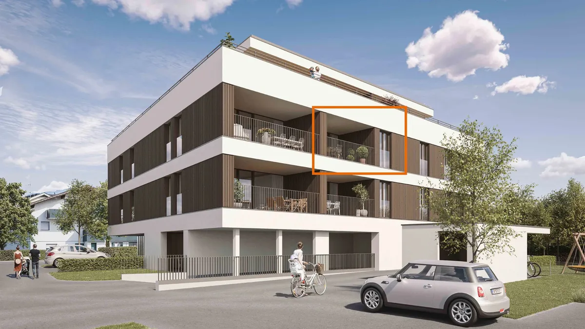 2-Zimmer-Wohnung mit Balkon zu verkaufen (Top 12) - Ansicht 2