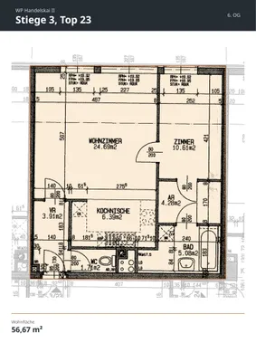 2-Zimmer-Wohnung kaufen in Wien – 56,67 m², € 219.000 – Bild 17 von 19
