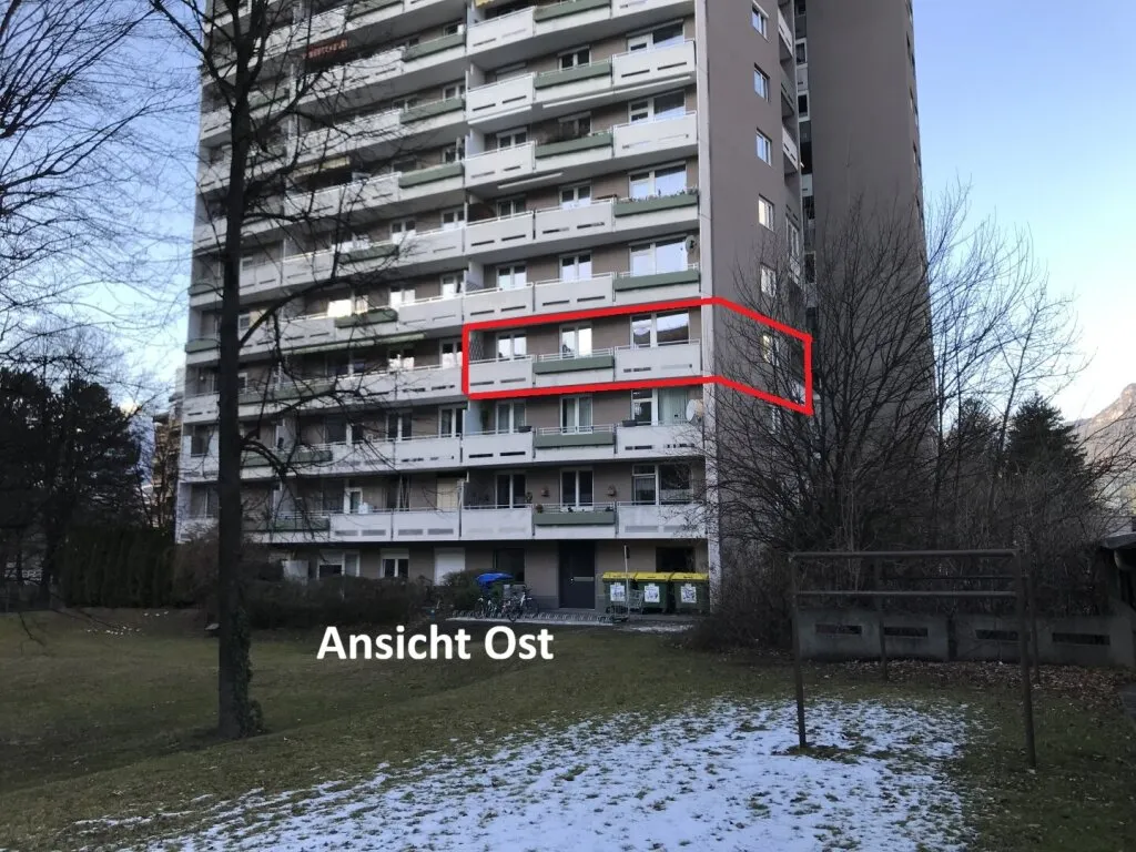 Große und sehr gut eingeteilte 3-Zimmer-Wohnung mit zwei Balkonen in Innsbruck zu kaufen – pohled 2