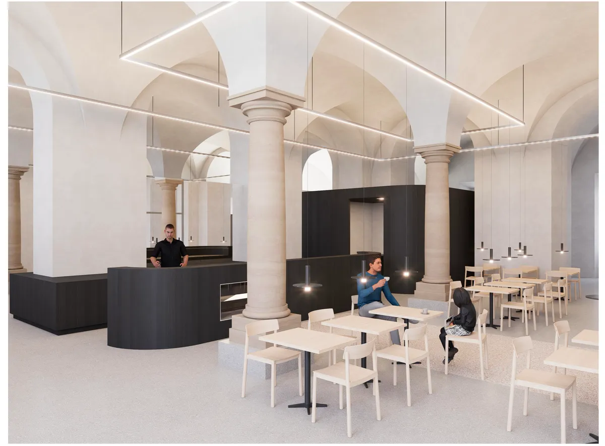 Café-/ Bistrofläche in neuem Ausstellungshaus in 1010 Wien - Betreiber: in gesucht - Ansicht 2