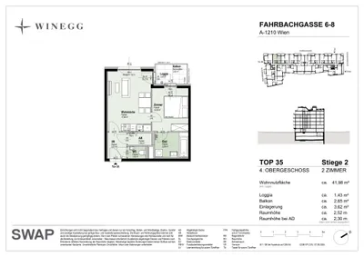 Immobilie kaufen in Wien – 41,98 m², € 304.600 – Bild 29 von 29